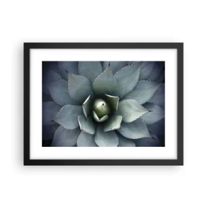 Poster in einem schwarzem Rahmen - Es lockt an und warnt - 40x30 cm