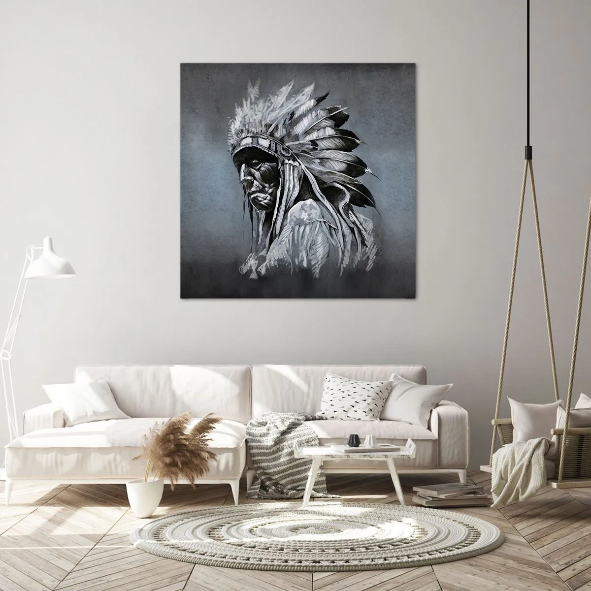 Bild auf Leinwand - Leinwandbild - Zurück zu den Wurzeln - 70x70 cm