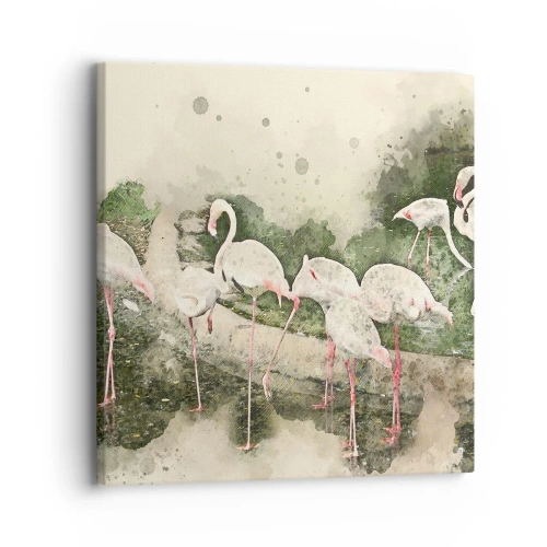 Bild auf Leinwand - Leinwandbild - Exotischer Traum - 30x30 cm