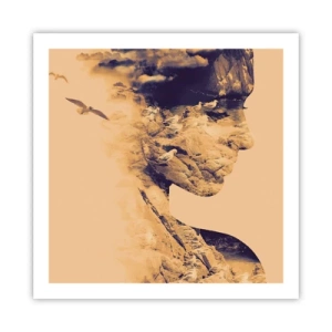 Poster - Von Natur aus schön - 60x60 cm