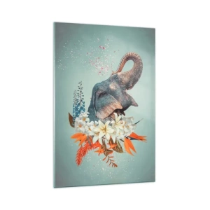 Glasbild - Bild auf glas - Freudenschrei - 70x100 cm