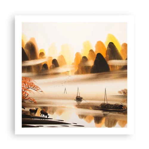 Poster - Weiter als im Fernosten - 60x60 cm