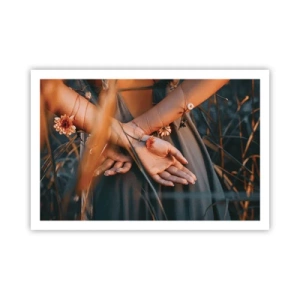 Poster - Verbunden mit der Natur - 91x61 cm