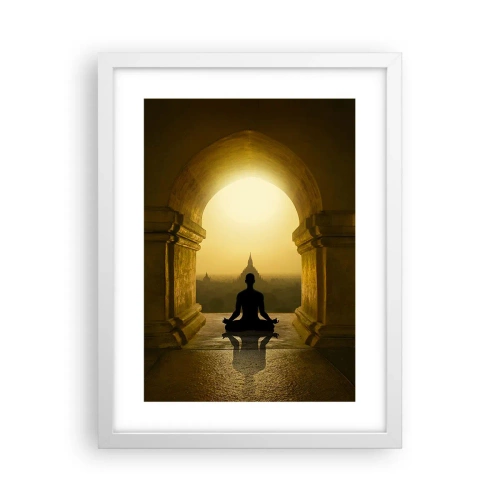 Poster in einem weißen Rahmen - Vollkommene Harmonie - 30x40 cm