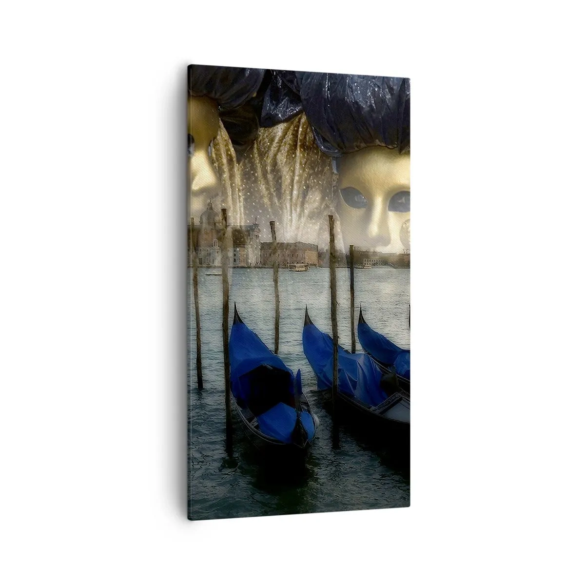 Bild auf Leinwand - Leinwandbild - Es ist Zeit, den Karneval zu starten - 55x100 cm