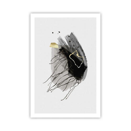 Poster - In Schwarz und Gold - 61x91 cm