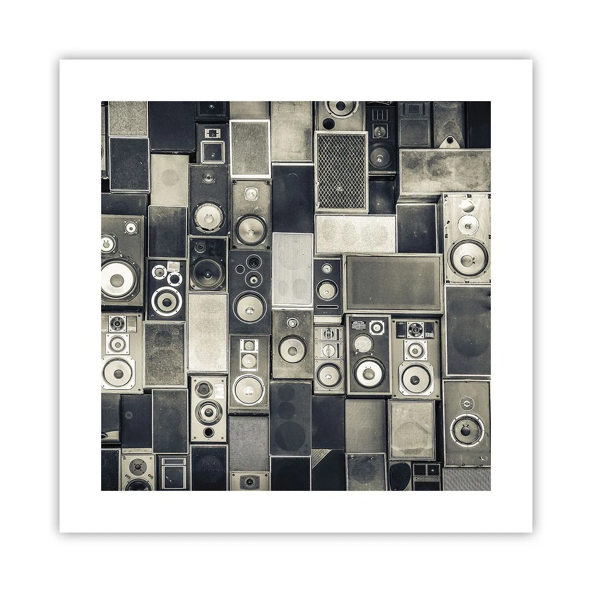 Poster - Und es ist alles in Ordnung - 40x40 cm