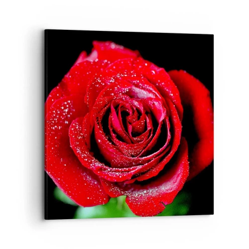 Bild auf Leinwand - Leinwandbild - Das ist Liebe - 70x70 cm