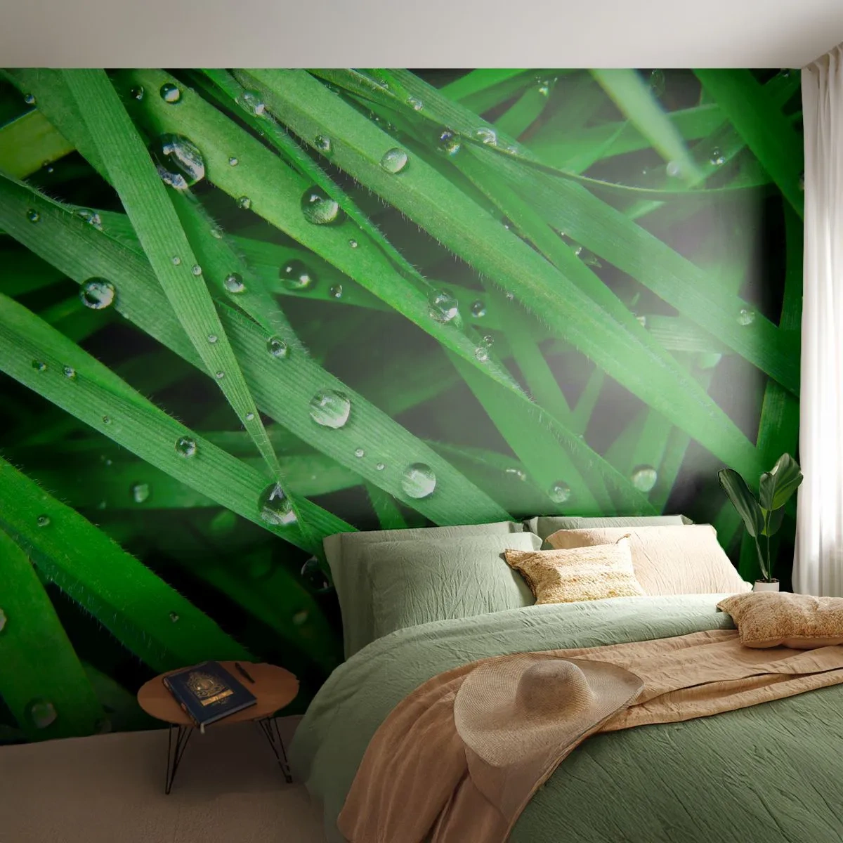 Fototapete Standard Eco - Grün spielen - Natur, Grünes Gras, Garten - 400x280 cm