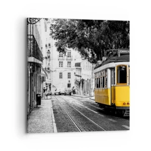 Bild auf Leinwand - Leinwandbild - Und Fado im Hintergrund - 70x70 cm