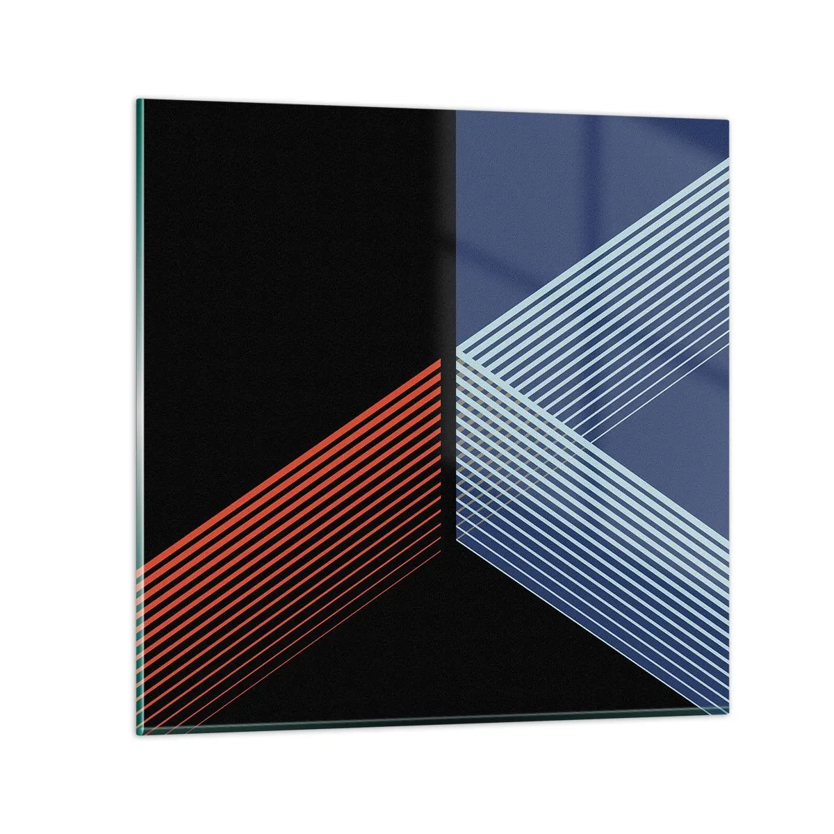 Glasbild - Bild auf glas - Eine einfache Geschichte - 60x60 cm