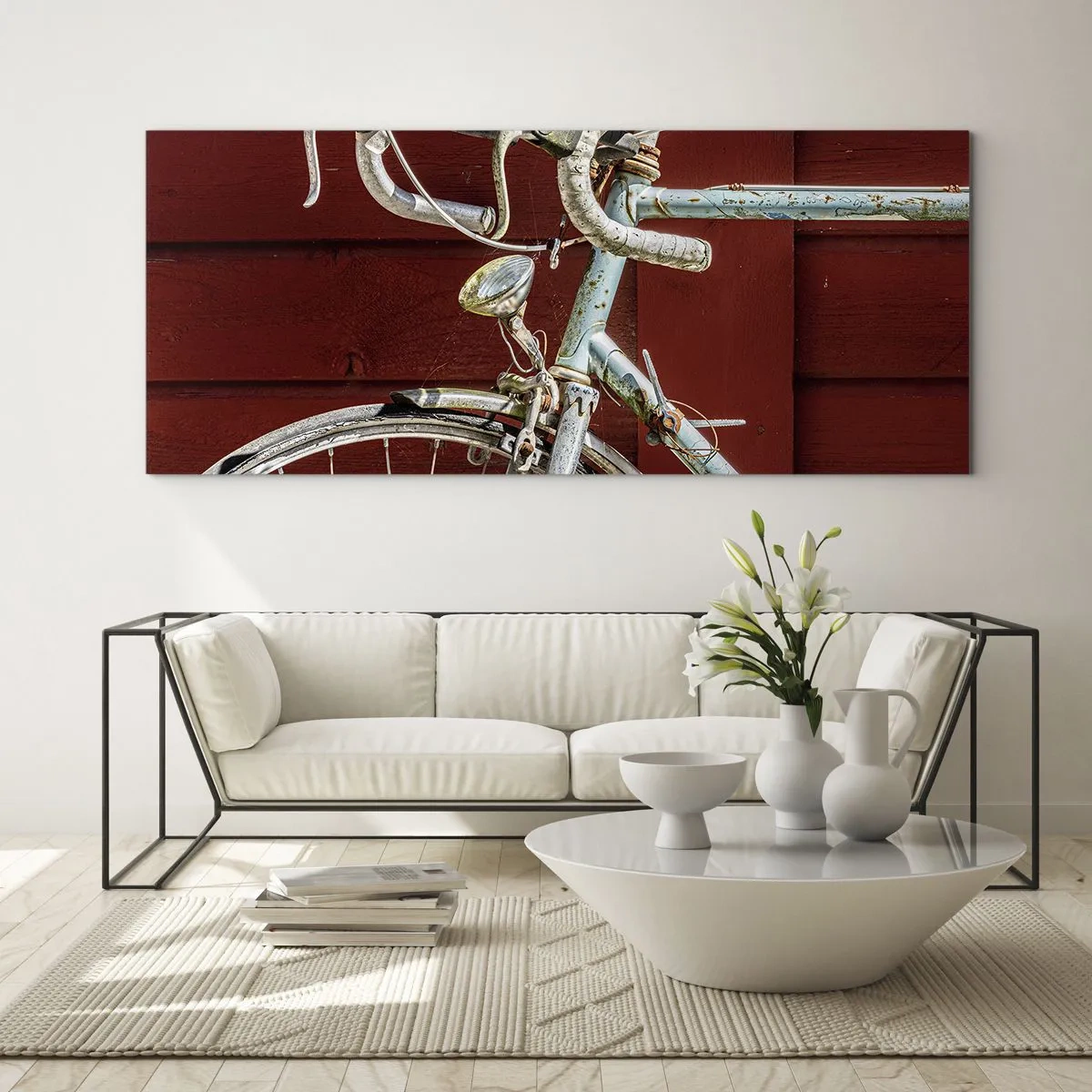 Glasbild - Bild auf glas - Geschaffen um zu siegen - 90x30 cm