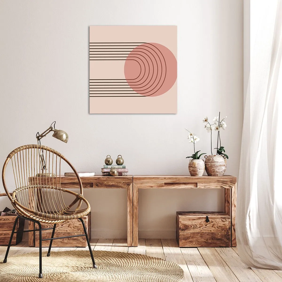 Bild auf Leinwand - Leinwandbild - Unwiderstehliche Anziehungskraft - 60x60 cm