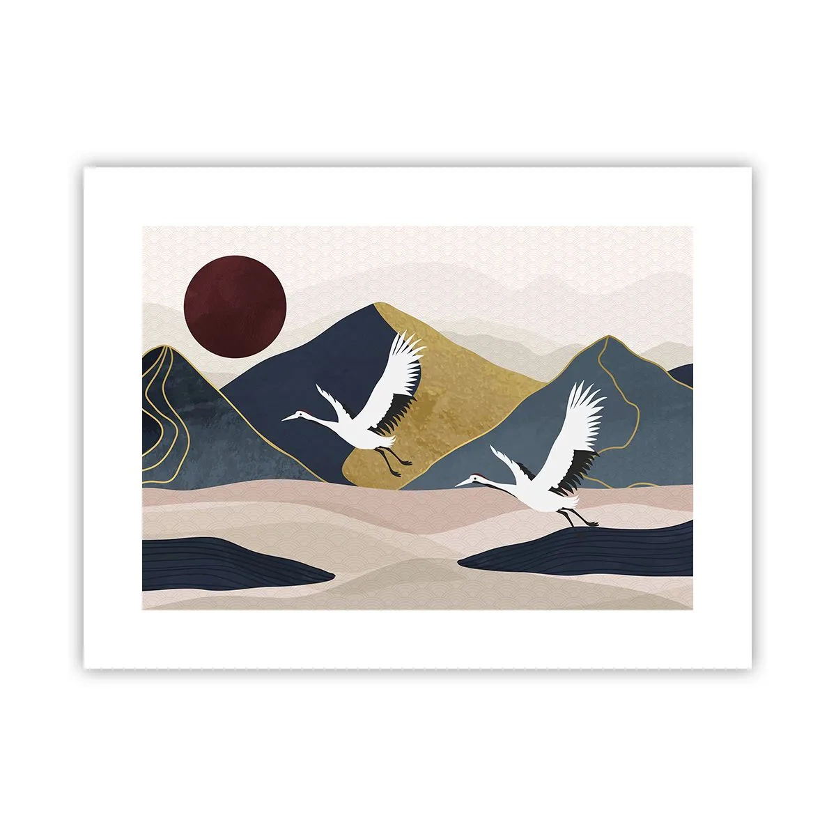Poster - Es ist wieder ein Tag VERFLOGEN - 40x30 cm