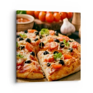 Bild auf Leinwand - Leinwandbild - Du bist schon wieder davongekommen - 30x30 cm