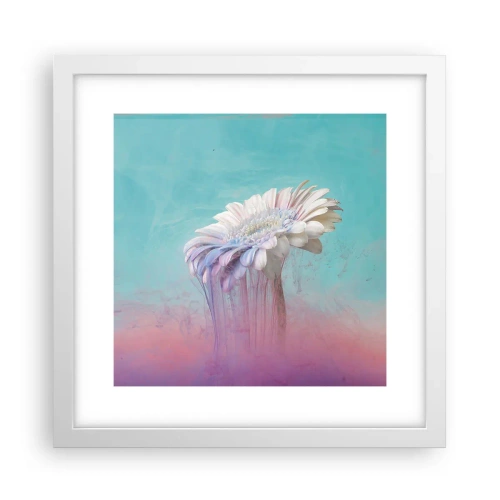 Poster in einem weißen Rahmen - Blumenunterwelt - 30x30 cm