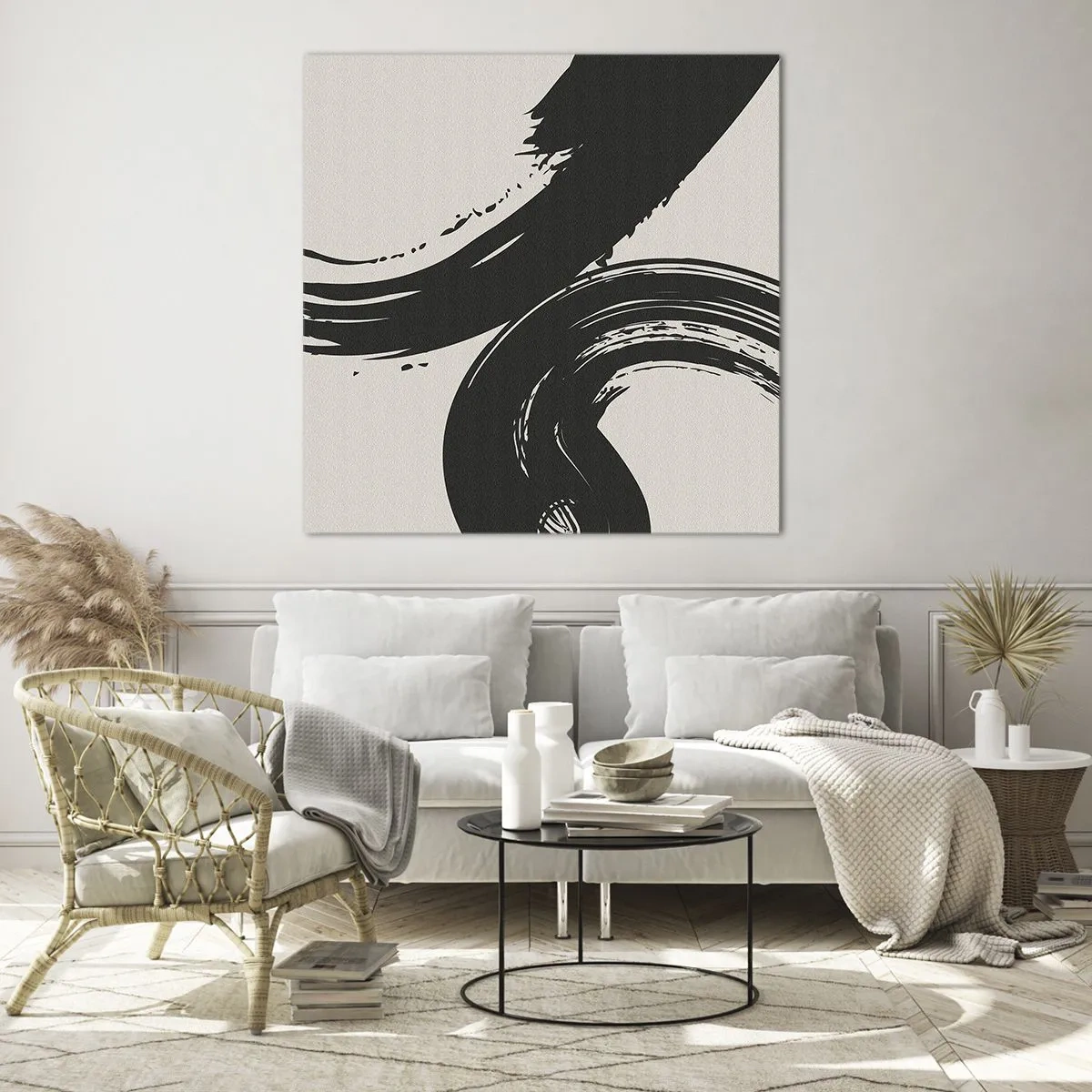 Glasbild - Bild auf glas - Ausladend und kreisförmig - 60x60 cm