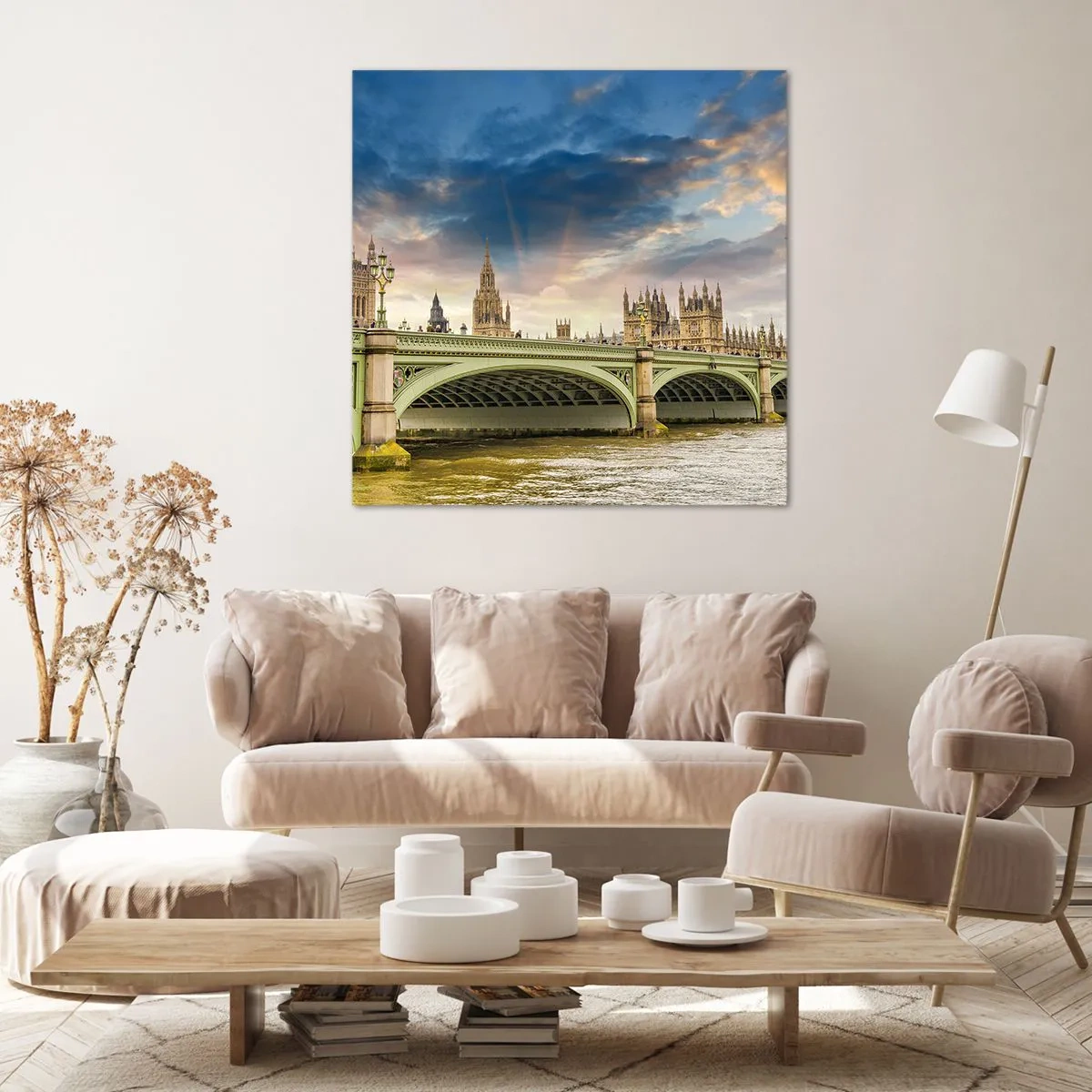 Bild auf Leinwand - Leinwandbild - Im Imperium ist die Zeit stehen geblieben - 60x60 cm