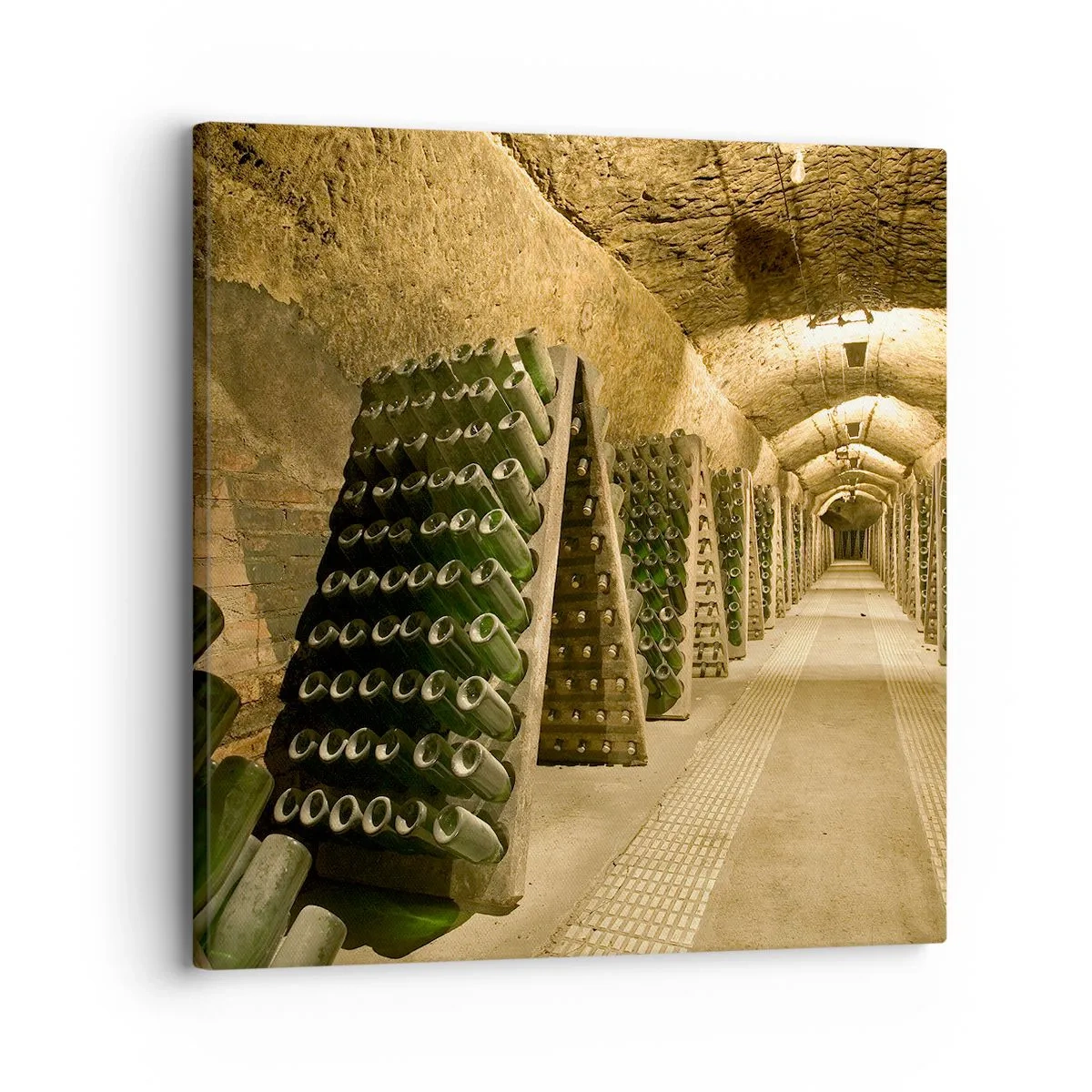 Bild auf Leinwand - Leinwandbild - Die Geburt des Geschmacks - 30x30 cm