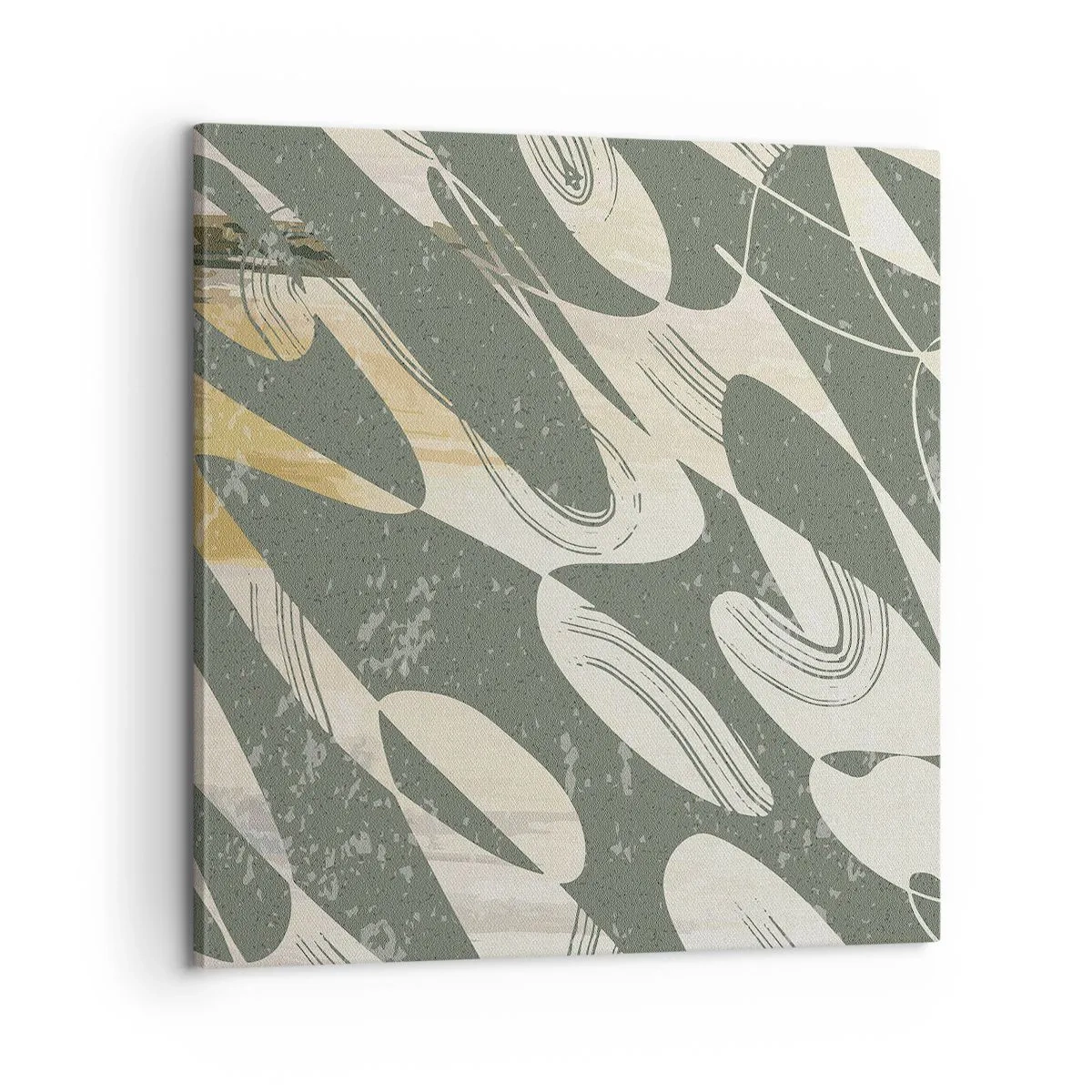 Bild auf Leinwand - Leinwandbild - Rhythmische Abstraktion - 60x60 cm