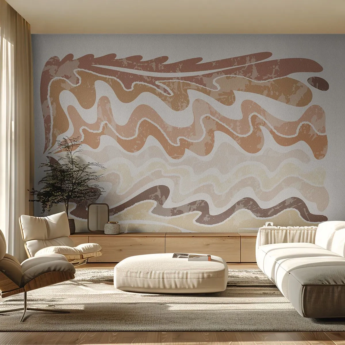 Fototapete Standard Eco - Gute Energie – gute Gefühle - Alt, Boho, Stück - 250x175 cm