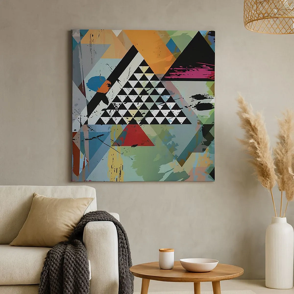 Bild auf Leinwand - Leinwandbild - Wie einfach ist es - 30x30 cm