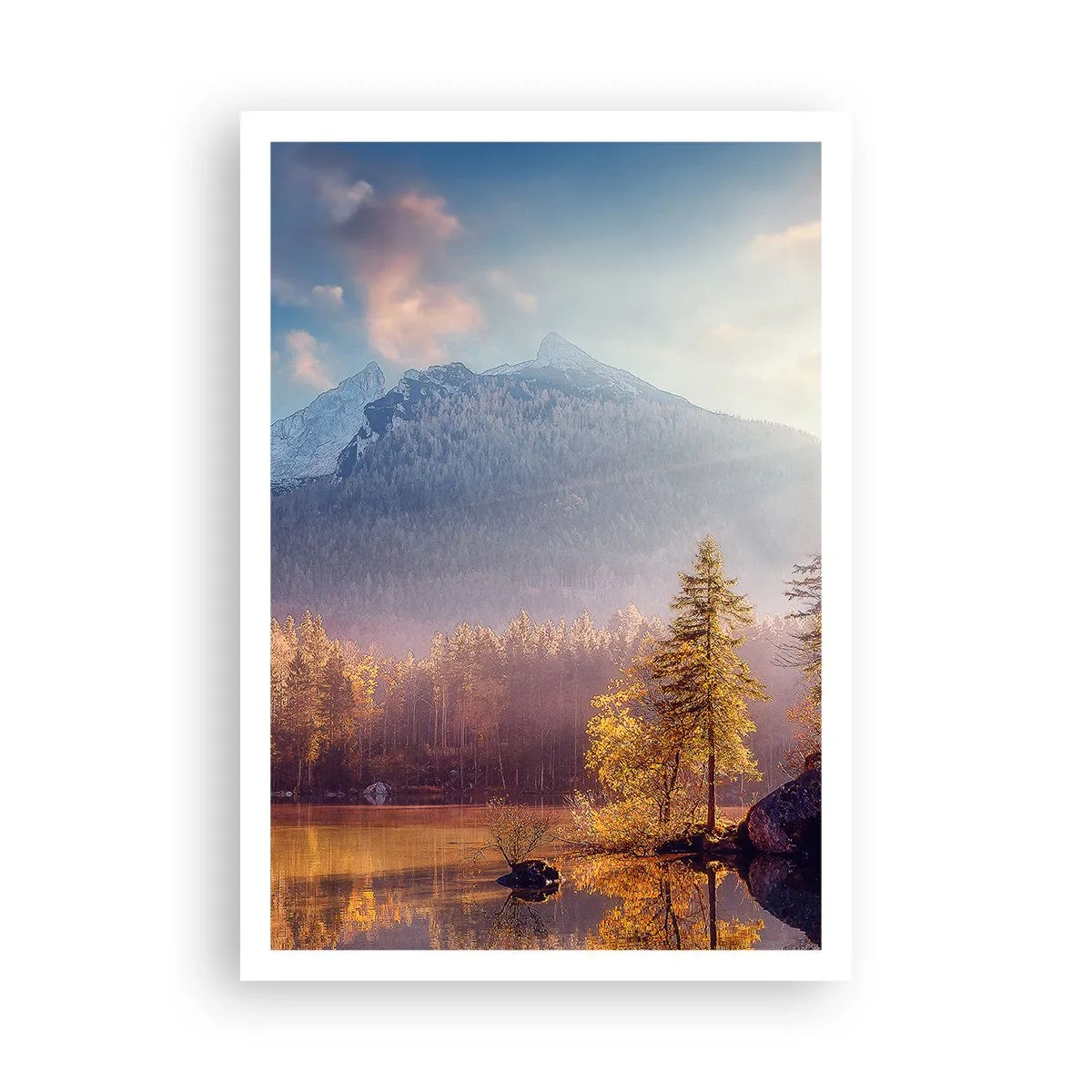 Poster - In den Bergen und Tälern - 70x100 cm