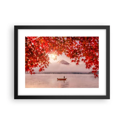 Poster in einem schwarzem Rahmen - Im japanischen Klima - 40x30 cm