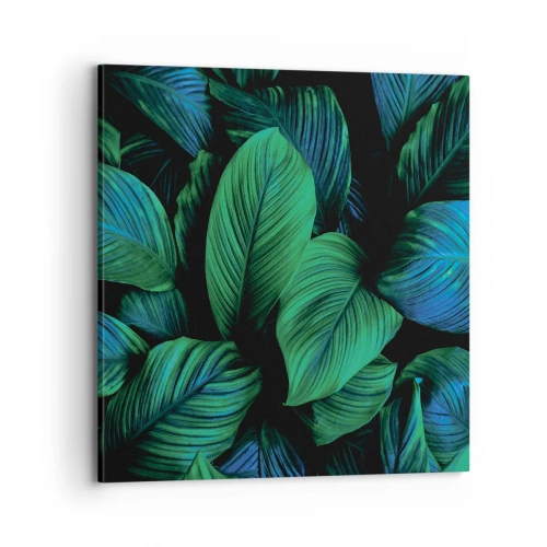 Bild auf Leinwand - Leinwandbild - In der grünen Menge - 70x70 cm