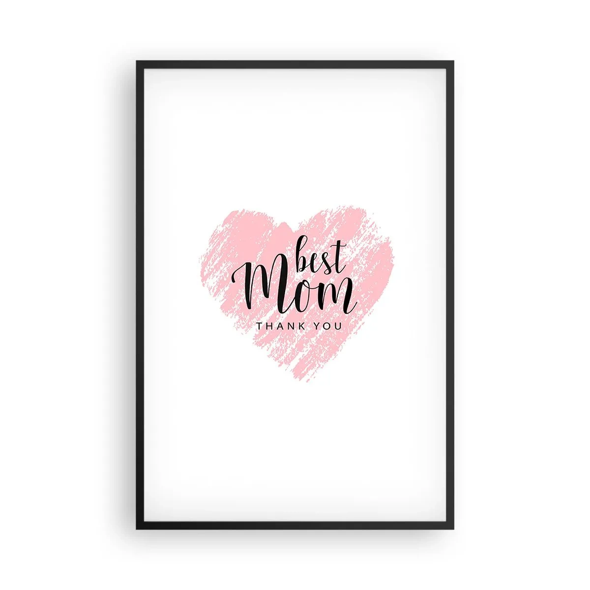 Poster in einem schwarzem Rahmen - Immer der richtige Moment - 61x91 cm