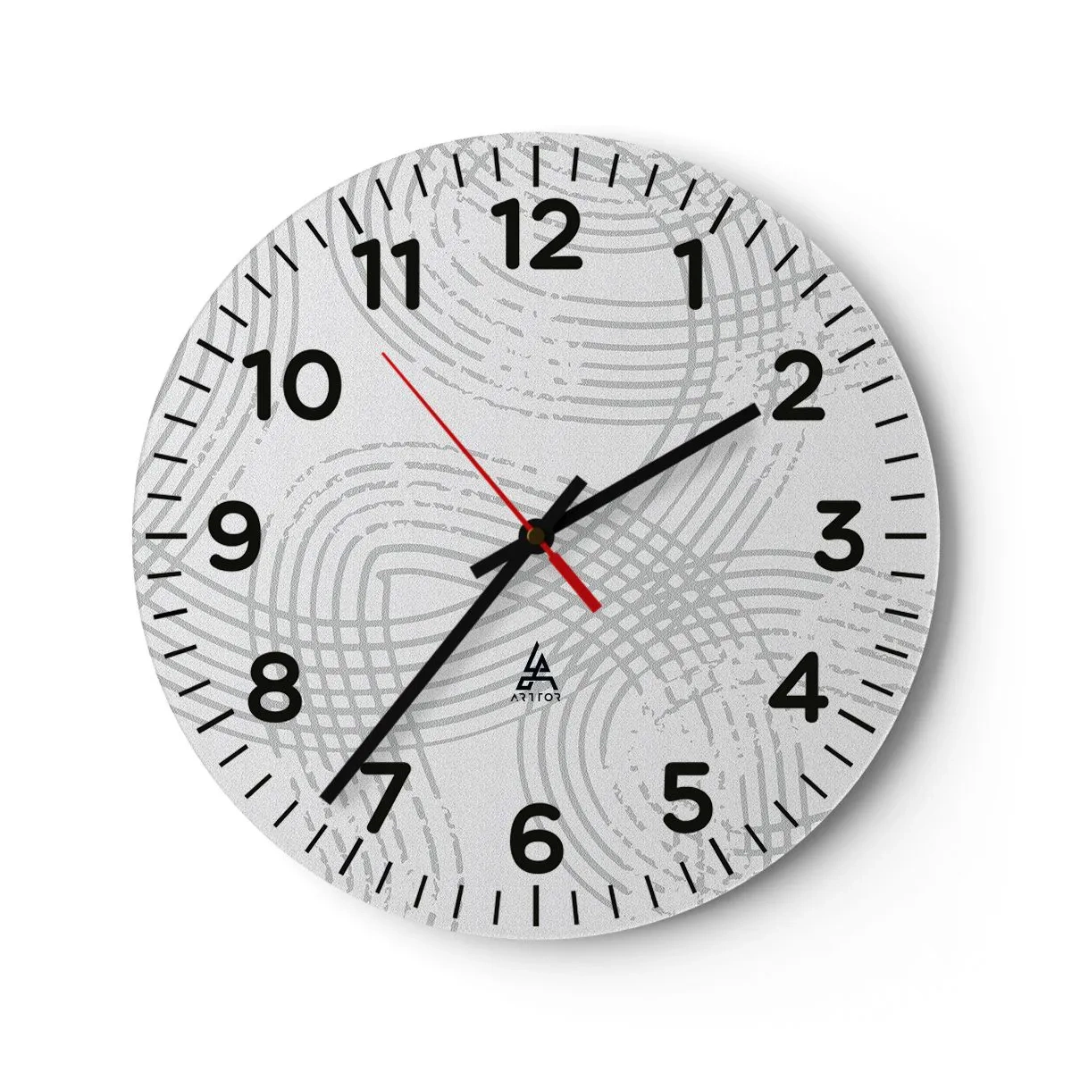 Wanduhr - Glasuhr - Es gibt keinen einfachen Weg - 40x40 cm