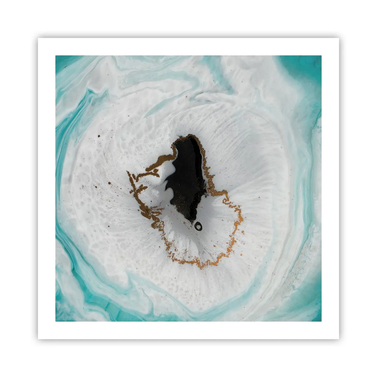 Poster - Nach Innen eindringen - 60x60 cm