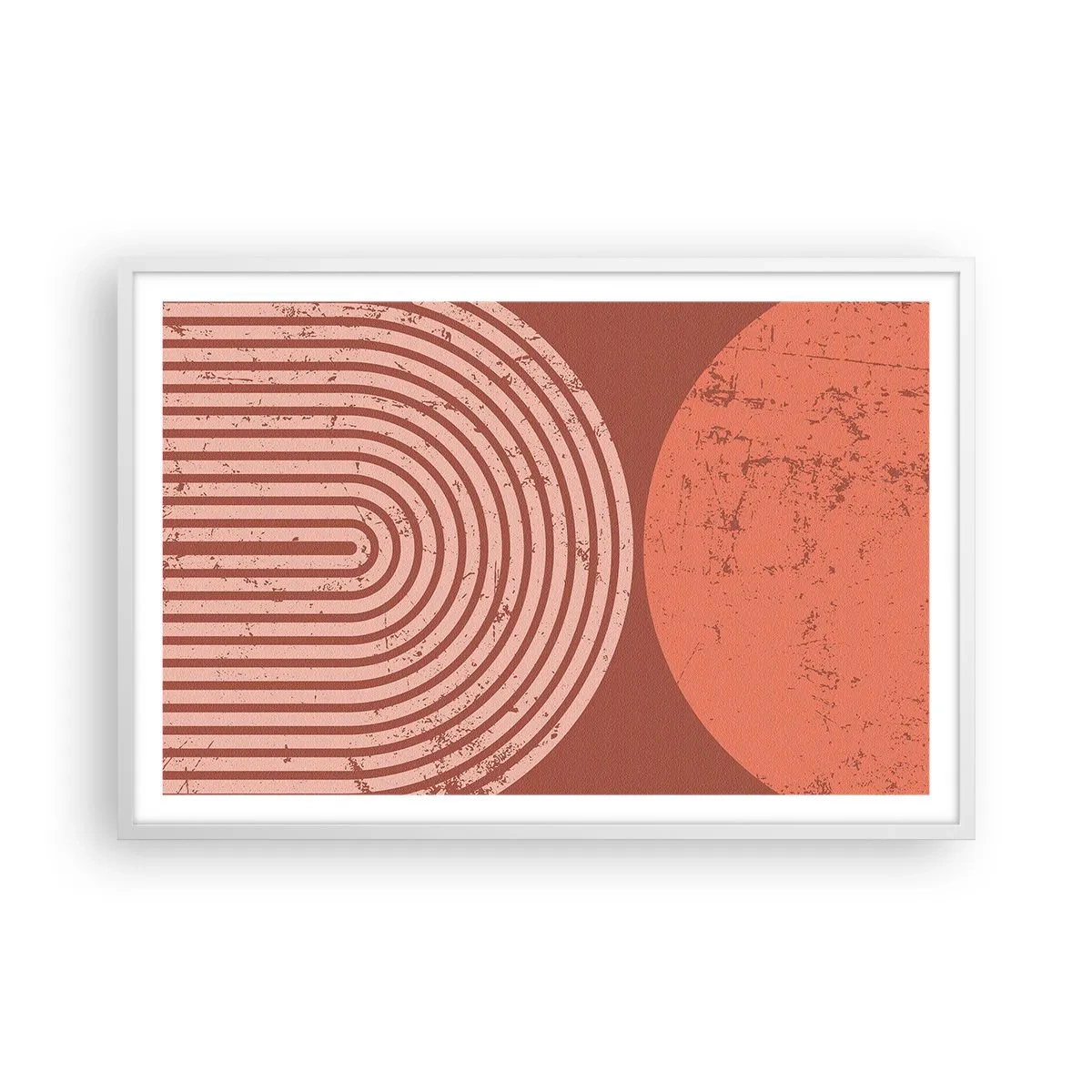 Poster in einem weißen Rahmen - Enge Beziehung - 91x61 cm