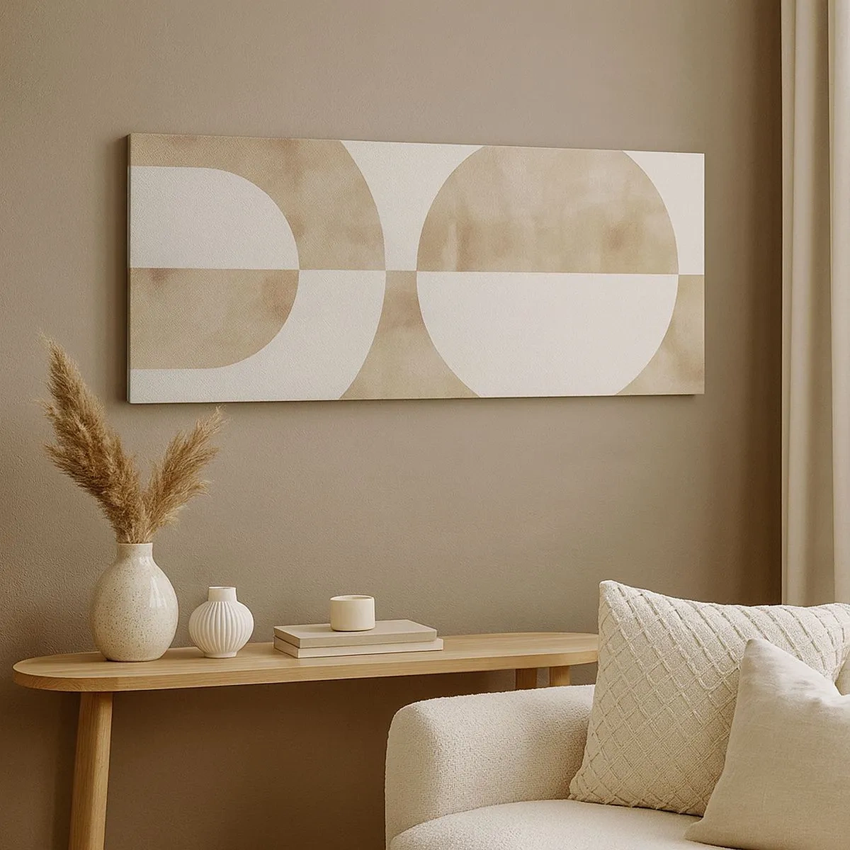 Bild auf Leinwand - Leinwandbild - Ähnlichkeiten und Unterschiede - 100x40 cm