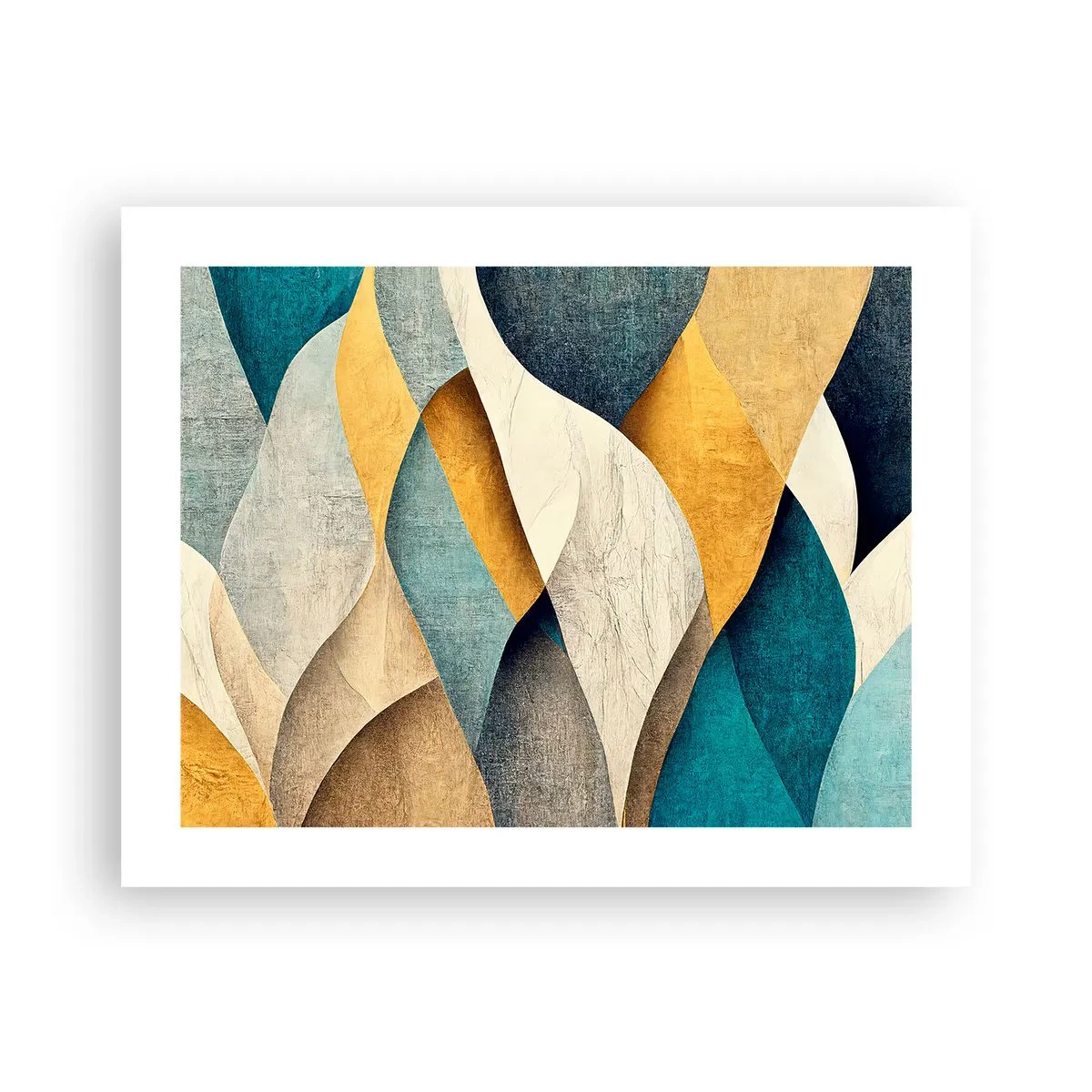Poster - Rhythmus und Welle - 50x40 cm