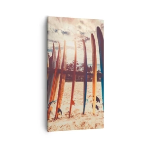 Bild auf Leinwand - Leinwandbild - Gute Nacht bis morgen - 55x100 cm