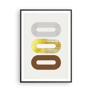 Poster in einem schwarzem Rahmen - Oooh! - 70x100 cm