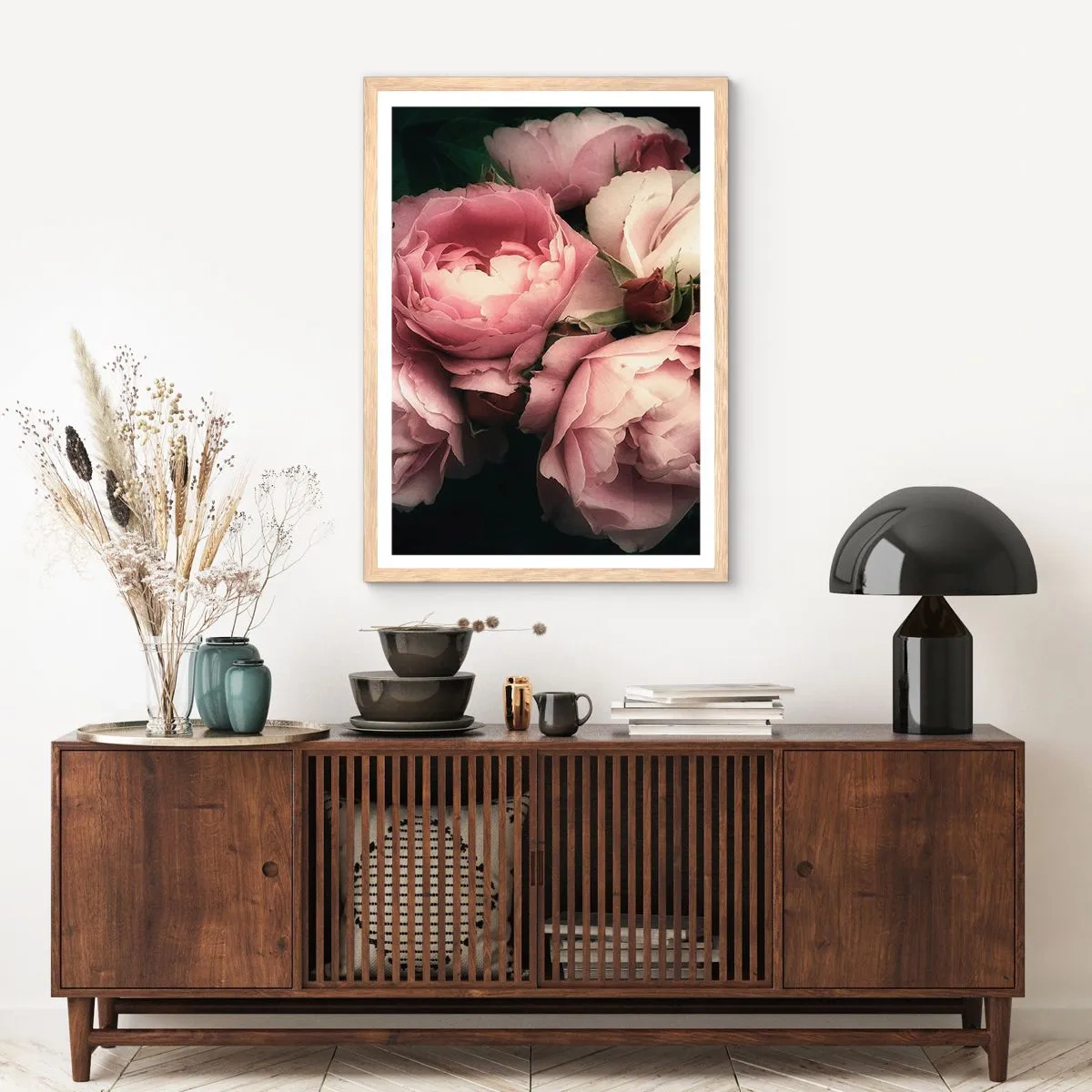 Poster in einem Rahmen aus heller Eiche - Der Charme der Belle Epoque - 70x100 cm