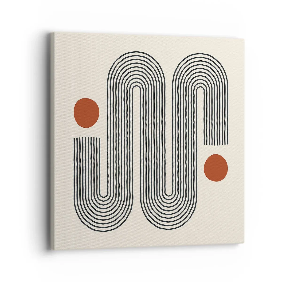 Bild auf Leinwand - Leinwandbild - Vom Anfang bis zum Ende - 40x40 cm