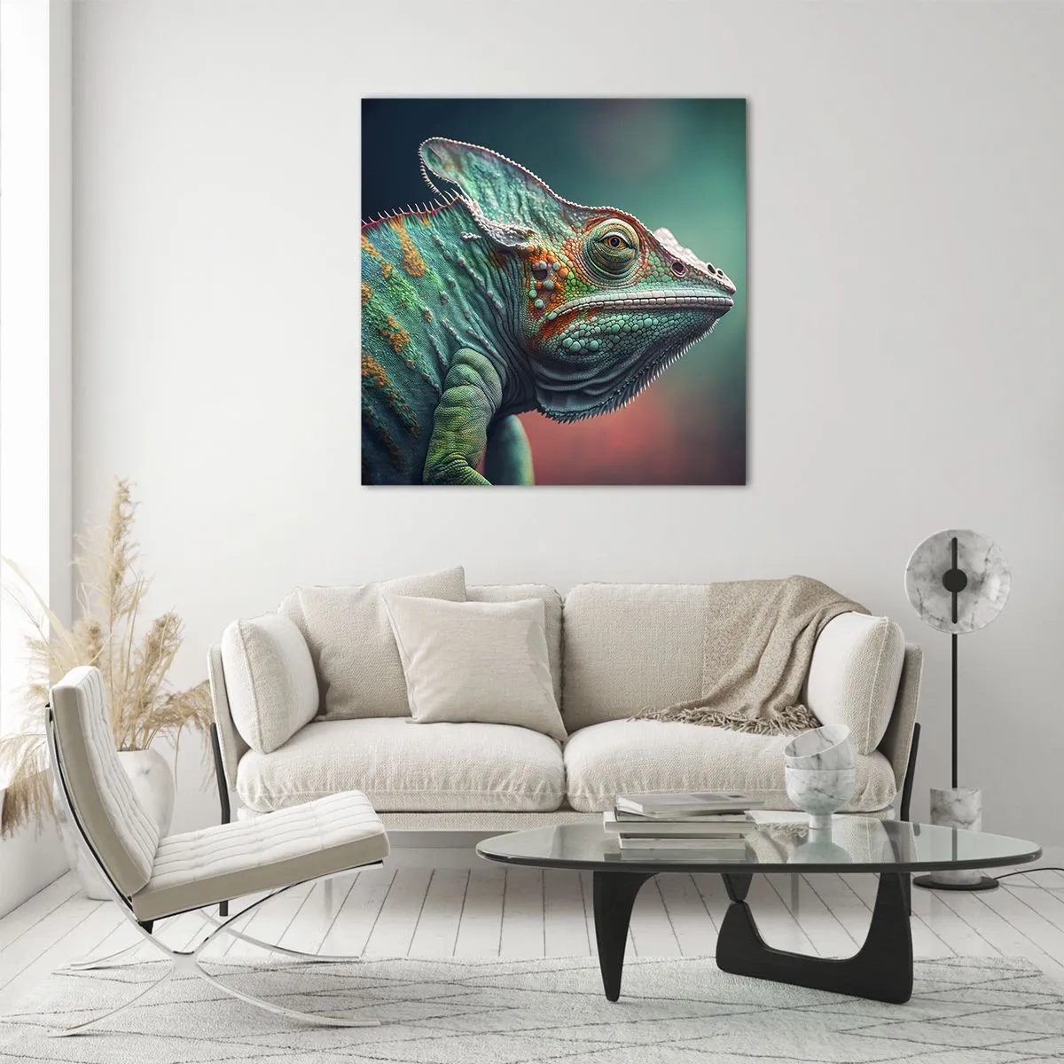 Glasbild - Bild auf glas - Siehst du mich? Nicht gut… - 30x30 cm