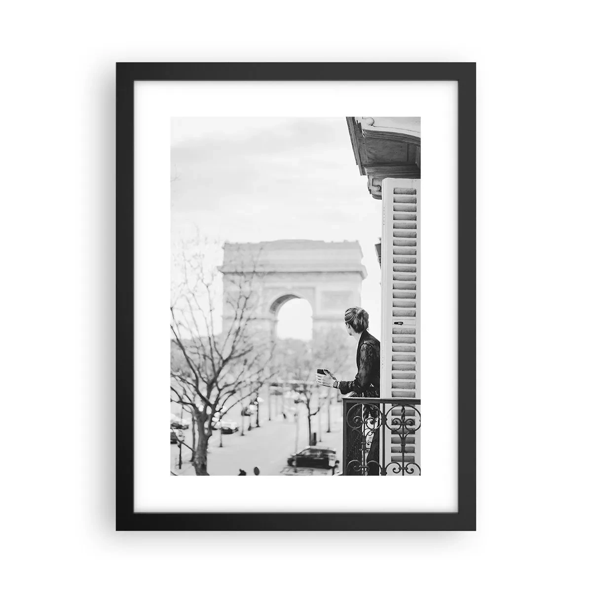 Poster in einem schwarzem Rahmen - Ein Zimmer mit Aussicht - 30x40 cm