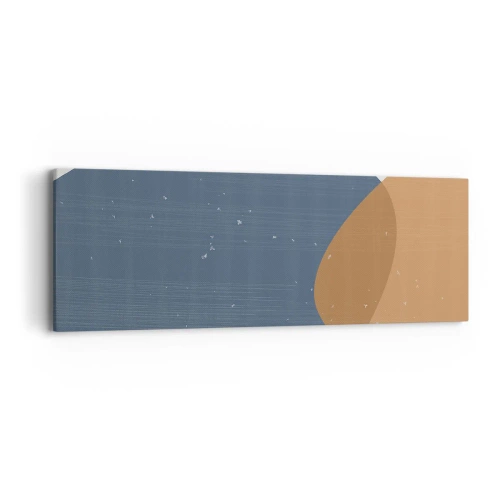 Bild auf Leinwand - Leinwandbild - Ovale und Einflüsse - 90x30 cm