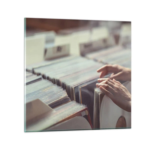 Glasbild - Bild auf glas - Auf der Suche nach Emotionen - 30x30 cm