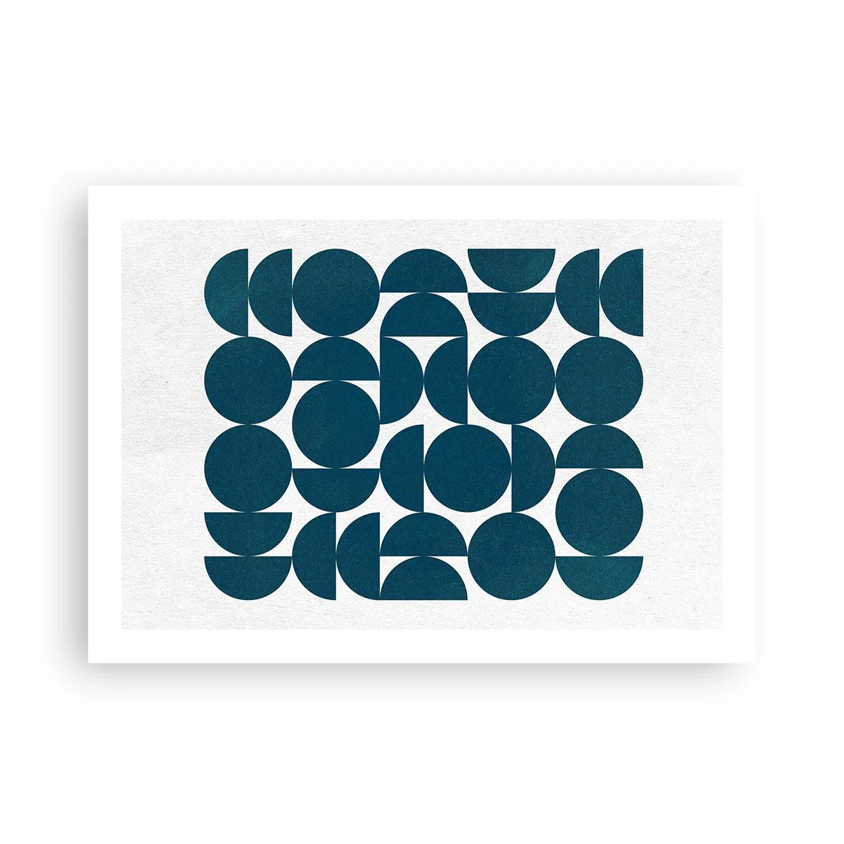 Poster - Kreise und Halbkreise - 70x50 cm