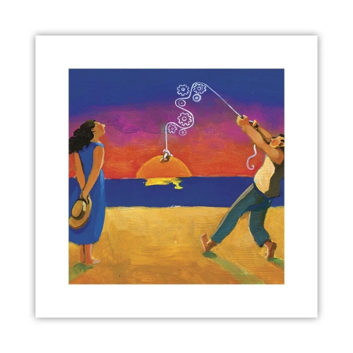 Poster - Mehr als ein Sternchen vom Himmel - 30x30 cm