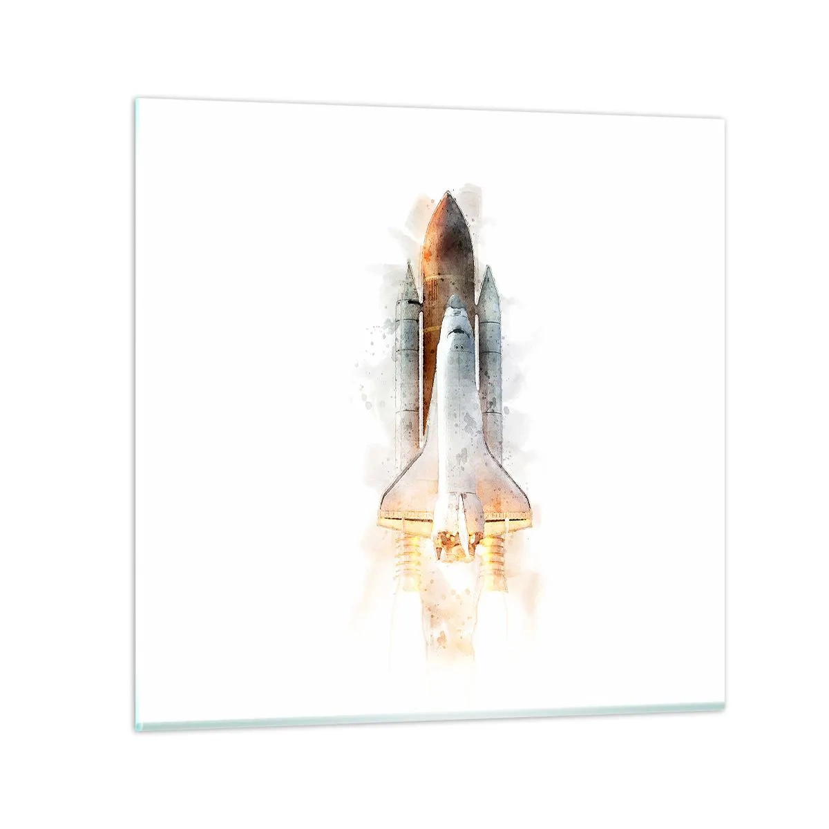 Glasbild - Bild auf glas - Entdecker für den Anfang - 30x30 cm