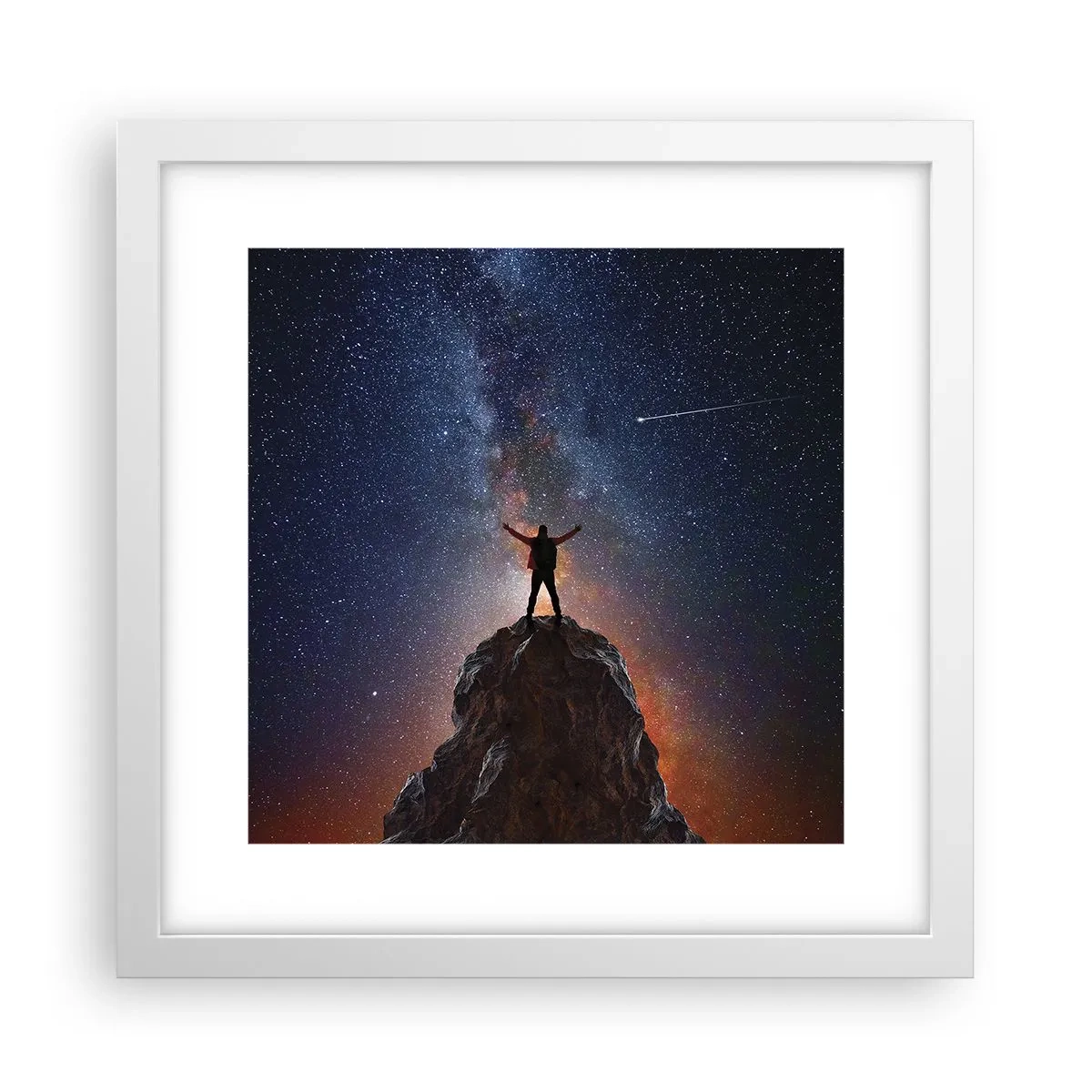 Poster in einem weißen Rahmen - Die Macht ist mit mir! - 30x30 cm