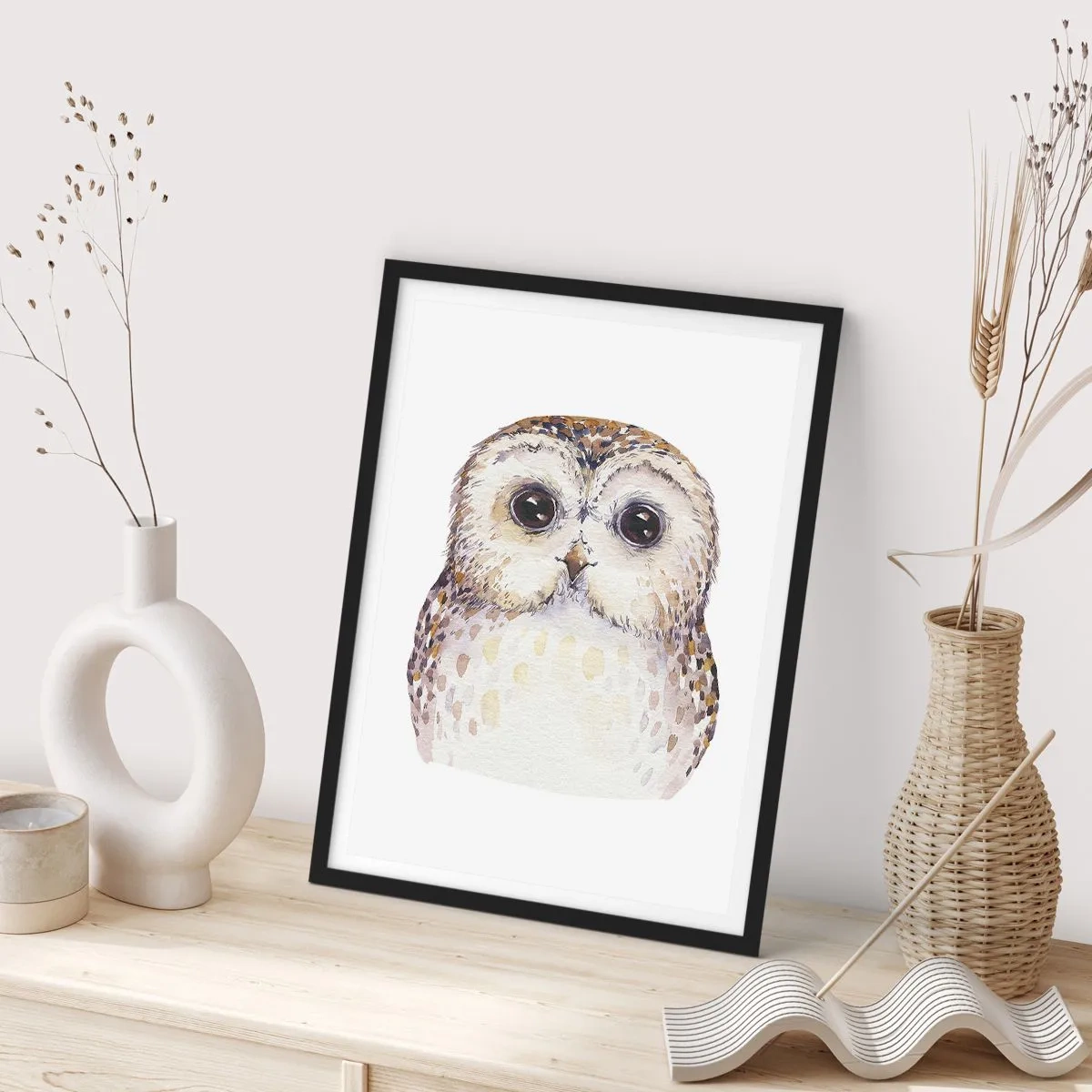 Poster in einem schwarzem Rahmen - Schau mir in die Augen - 61x91 cm