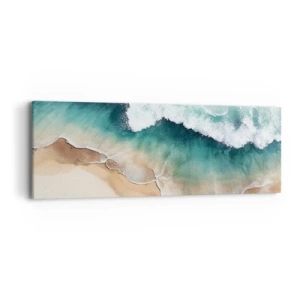 Bild auf Leinwand - Leinwandbild - Das ewige Treffen - 90x30 cm