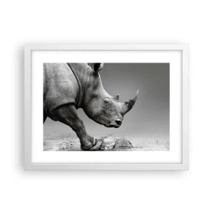 Poster in einem weißen Rahmen - Unaufhaltsame Stärke - 40x30 cm